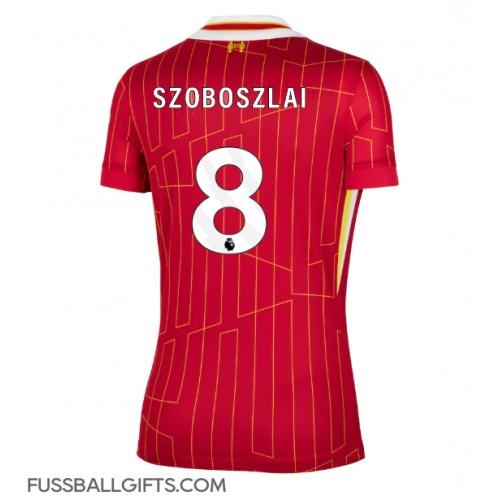 Liverpool Dominik Szoboszlai #8 Fußballbekleidung Heimtrikot Damen 2024-25 Kurzarm